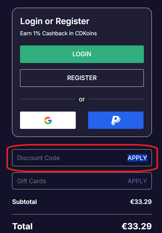 Loaded promo code